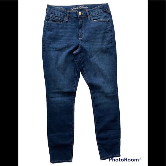 𝅺Universal Thread dark wash mid rise skinny jeans size 8/29R - Picture 1 of 6